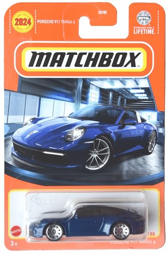 Matchbox Porsche 911 Targa 4 Azul 1:64 miniatura 1