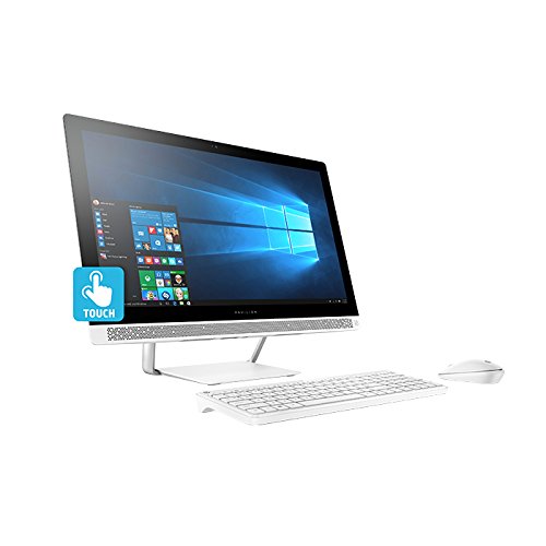 Image of HP Pavilion 24-Q254in 2017 23.8-inch All-in-One Desktop (Intel Core i5-7400T /8GB /1TB /Windows 10 Home /NVIDIA GeForce 930MX Graphics)