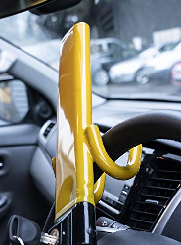 UKB4C Heavy Duty Steering Wheel Lock High Security Anti Theft Twin Bar Hook for Audi A1 A3 A5 A6 Q3 Q5 Q7 etc - Image 7
