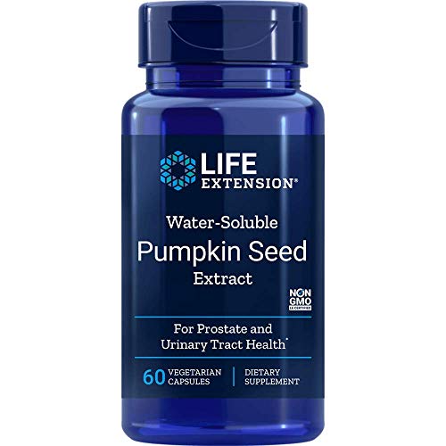 Life Extension Water-Soluble Pumpkin Seed Extract, 60 Vegetarian Capsules