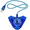 OSTENT Dual USB محول محول كابل سوني بلاي ستيشن 1/2 PS One PSX Wired Controller Gamepad Joystick to PC Laptop