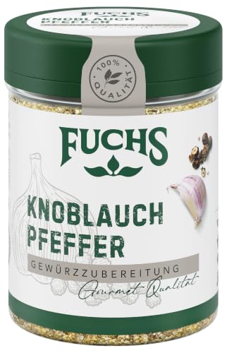 Fuchs Gewürze - Knoblauchpfeffer Gewürzzubereitung | 75 g in der Streudose