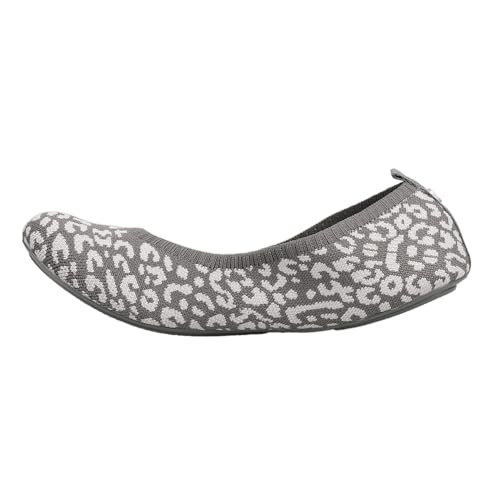 PUMA Womens Iliana Ballerina Leopard Flats Casual - Grey - Size 8.5 M3