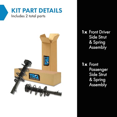 Image of TRQ Front Strut and Spring Assembly Set 2 Piece