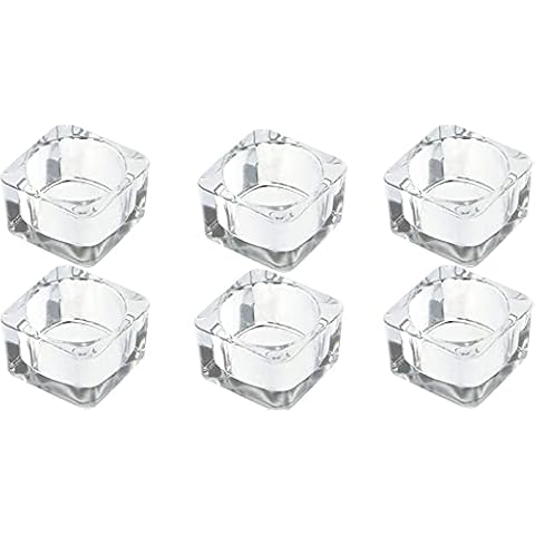 Floralcraft Clear Glass Tealight Holders Set Cover