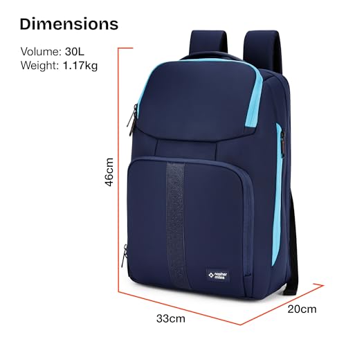 Image of Nasher Miles Backpack Fits 15.6 Inch Laptop, Premium Durable Bag| Multipurpose Laptop Backpack | Ideal for College, School, Office, Travel | Men, Women, Boys, Girls
