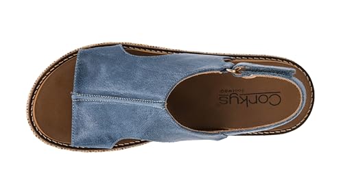 Image of Corkys Footwear Volta Wedge - Chic Elegance Meets All-Year Comfort with a 2-Inch Cork Heel and Marshmallow Insole for Stylish Everyday Wear and All-Day Comfort