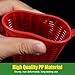 MiOYOOW Fishing Bait Cage Trap, 10/ 20Pcs Fishing Feeder Holder Lightweight Fish Lure Basket with Uniform Holes for Fish Shrimp Catfish Cast Net