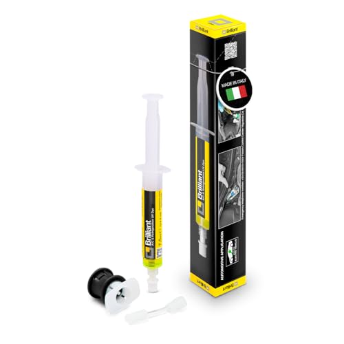 ERRECOM Brilliant - 7,5 ml, UV-Fluoreszenz-Tracer zum Aufspüren von Kältemittellecks in Autoklimaanlagen, inklusive R134a Adapter