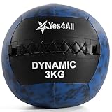 イエスフォーオール(Yes4All) ウォールボール ソフトメディシンボール 3kg 体幹トレーニング・ワークアウト用 【日本正規輸入品】GKAD