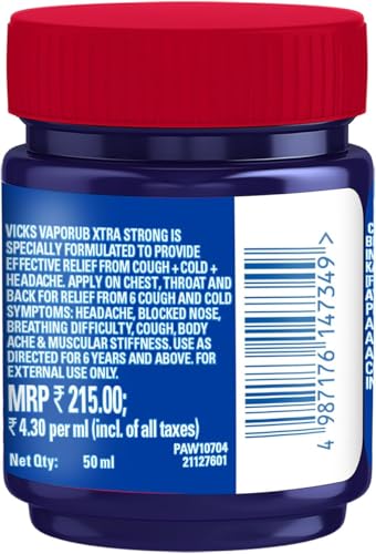 Image of Vicks VapoRub Xtra Strong, 50 ml