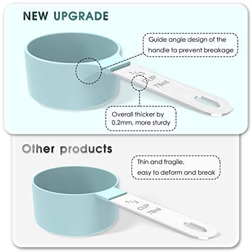 image for TILUCK Measuring Cups & Spoons Set, Stackable Cups and Spoons, Nesting