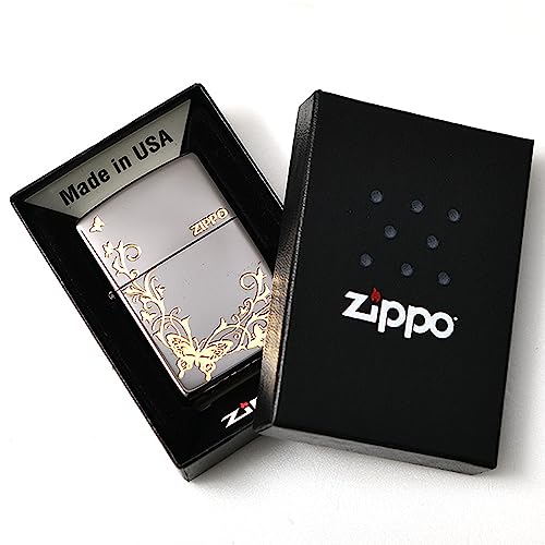 Encendedor Zippo 2BKG-BUT Negro Bronce miniatura 4