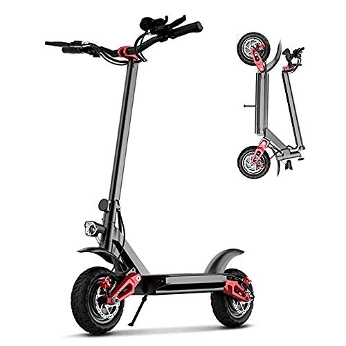 QSBY Off-Road Doble Unidad 10 Pulgadas 70 km/h Scooter eléctrico 52V-21AH-50KM 3600W...