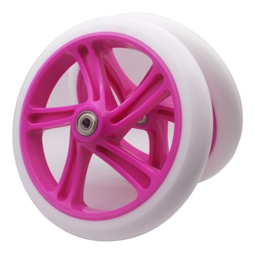 Image of Z-FIRST 2PCS 200mm Adult Scooter Wheels with ABEC 9 Bearings for Razor and Adult Kick Scooters (Purple)