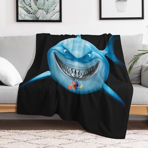 Couverture requin flannel idée cadeau originale pour lit enfant et bébé - 3