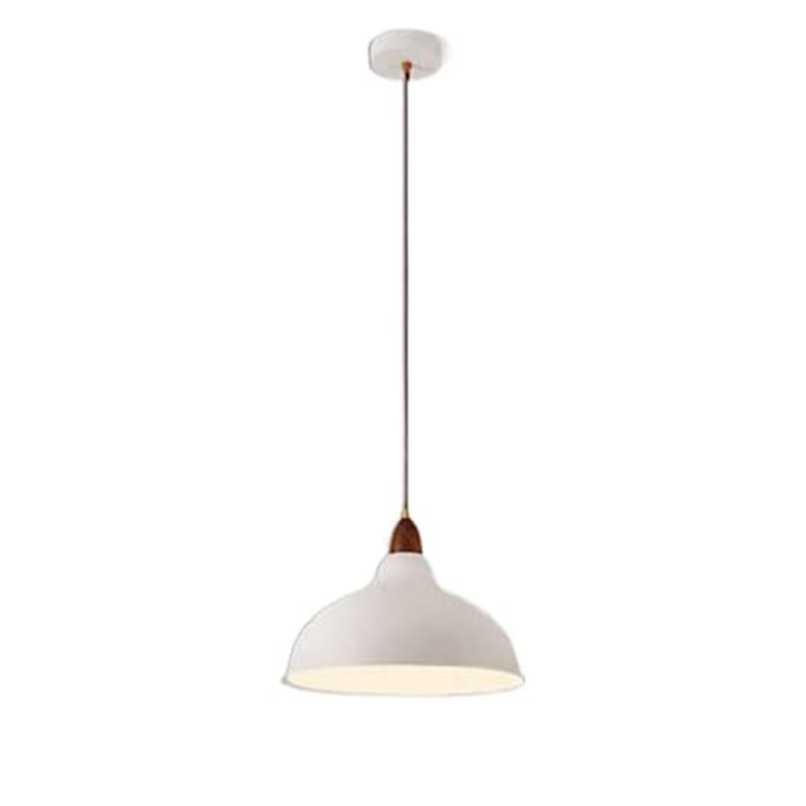 FZQSXAZU Chandelier Metal Pendant Lamp, Retro Industrial hts Fixtures, E27 Screw Ceiling Chandelier, Living Room Bedroom Bar Decoration Hanging ht (Color:White)