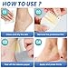 50Pcs Hydrocolloid Bandages，Blister Bandages for Feet, Waterproof Heel & Toe Pads with Cushion Protection, 4 Shape Variety Pack for Blister Prevention