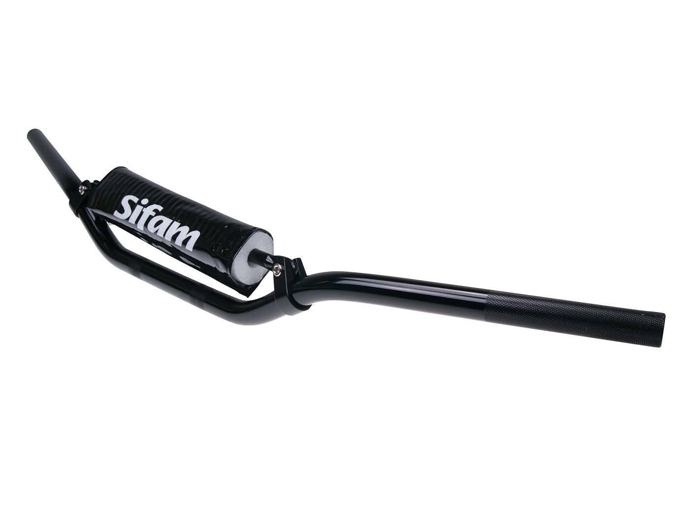 KYOTO - Guidon compatible avec Honda Noir T6+Barre Ø/22.2xw/800xh/70mm+Mousse