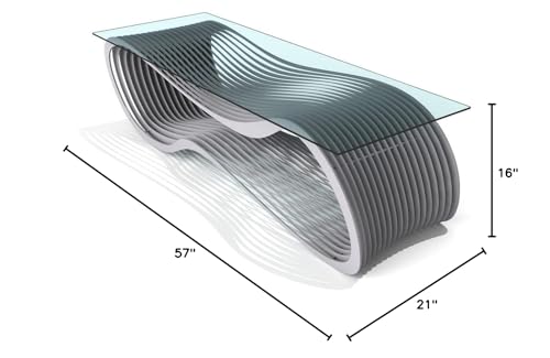 Arktura Loop Coffee Table, Aviator Gray