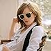 Fsmiling Gold Sunglasses Bulk Classic Sunglasses Pack Costume Glasses Shades 80's Cool Eyewear for Men & Women-20 Pack