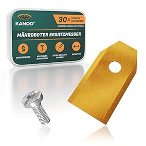 30x Ersatzklingen für Husqvarna, Gardena, Yard Force, McChulloch, Ferrex, Navimow Mähroboter Messer Klingen + Schrauben