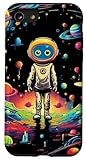 Trippy Space Art mit Planeten, Galaxie, d.b.A.i.