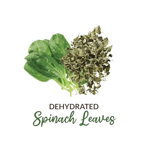 Image of SHROOTS Dehydrated Spinach (Palak) Leaves Flakes | 100% Natural & Pure Vegetarian | Machine-Dried for Maximum Freshness | Nutrient-Rich & Flavorful | Ideal for Cooking, Soups, Curries & Seasoning | (2, 30 Gram, Pack Of 2)