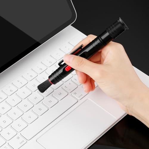 Image of K&F Concept Lens Cleaning Pen with Soft Brush, Double-Sided Carbon Head for Camera Lens, Optical Lens, Glasses, Cosmos /Valve Index /PS4 PS5 VR Headset, Drone Dust and Fingerprint Cleaning | 3-in-1 Cleaning Effect,Telescopic Button,Deep Cleaning,for Nikon Sony Canon Camera Optical Lenses,Easy to Carry,MP01