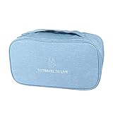 🌼 Organizador de ropa interior de viaje: compacto y ligero, fácil de llevar.