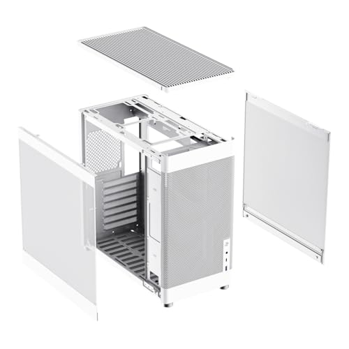 CoolBox MP1 - Caja PC Blanca ATX, Rejillas Full Mesh, Airflow Optimizado, USB-C Frontal, Tarjetas Gráficas hasta 355 mm, Soporta hasta 6 Ventiladores, Compatible con Refrigeración Líquida. - imagen 6