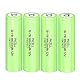 Batterien AA Wiederaufladbar Akku NIMH 1,2V 600mAh für Solarlampen,Spielzeug,4 Stück,PKCELL