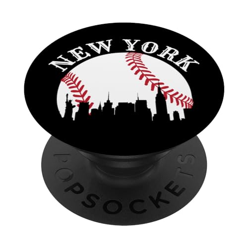 Joueur de baseball New York City NYC NY State Game Fans PopSockets PopGrip Adhésif
