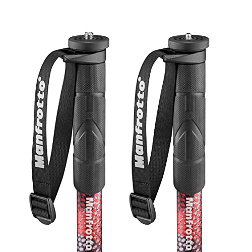 Manfrotto Element MII Video Aluminium Fluid Monopod, Slim and Lightweight, Loads up to 16kg, Foldable Fluid Base, 4 Sections, Twist Locks, for mirrorless and DSLR Cameras