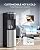 Manastin Bottom Loading Water Cooler, No Heavy Lifting 3-5 Gallon Water Dispenser with 3-Temperature Hot/Cold/Room Water, Child Lock,for Home & Office,Black