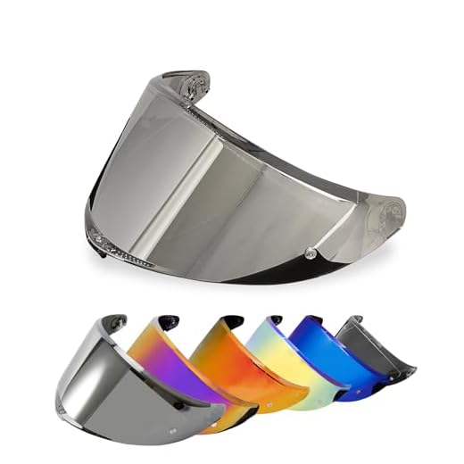 PSLER Helmet Visor for K6 K6s - K6 K6 s Visor Helmet Face Shield Helmet Accessories Replacement for K6 K6s,Transparent Silver