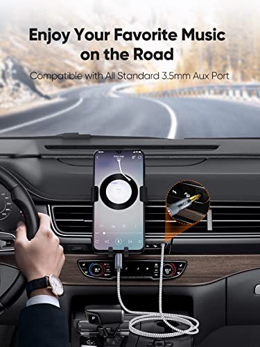 Image of CableCreation USB C to 3.5mm Audio Aux Cable (10FT /3M),Type C to Aux Male Headphone Car 1 /8 Stereo Auxiliary Cord for iPhone 15 Pro Max /15 Pro,iPad Pro Air,Gray