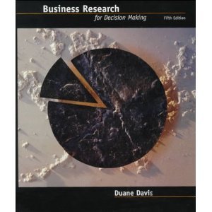 Business Research for Decision Making 0534373623 Book Cover