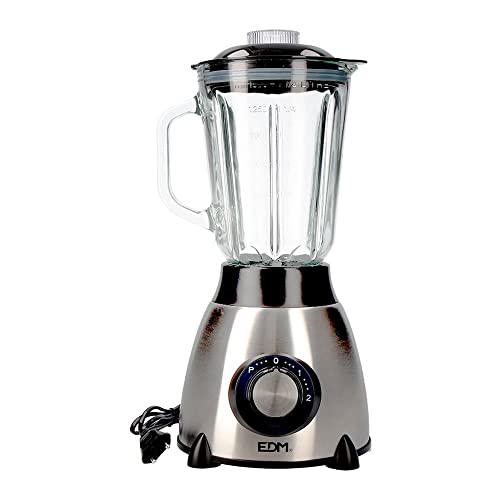 EDM 07678 Batidora con Vaso de Cristal, 550 W, Varios Colores