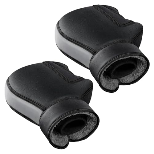 Genérico Guantes para Manillar de Motocicleta | Manoplas Calientes para Manubrio De Moto,Cubremangos Térmicos Unisex para Invierno En Scooters Y Triciclos