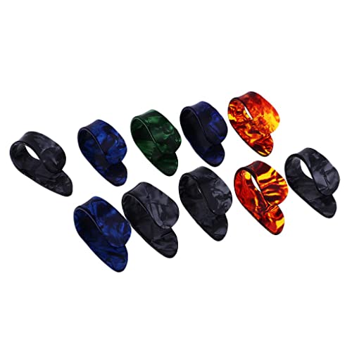 Qianly 10 Pièces Médiator Médiator Médiator Ongles Celluloïd pour Électrique & - Les Beatles, Paul McCartney, John Lennon, RIngo Starr, George Harrison Qianly 10 Pièces Médiator Médiator Médiator Ongles Celluloïd pour Électrique & – Image 4