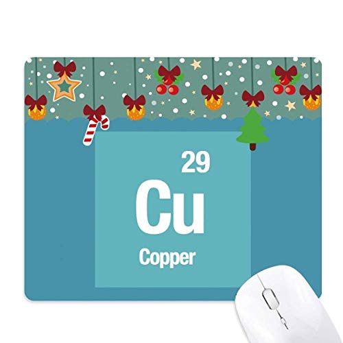 Tapis de souris Cu cuivre tapis de jeu bureau science idée cadeau geek