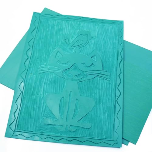 Feuilles de caoutchouc à sculpter pour ateliers loisirs créatifs - 6
