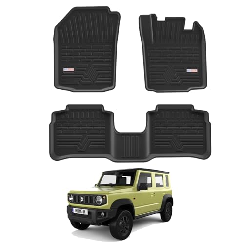 Image of 3D TPE Car Floor Mat for Jimny (Automatic) Custom Fit, Heavy Duty & Anti-Slip Floor Mat | Easy to Clean, All Weather Resistant, Waterproof & Dustproof Car Foot Mat for Jimny