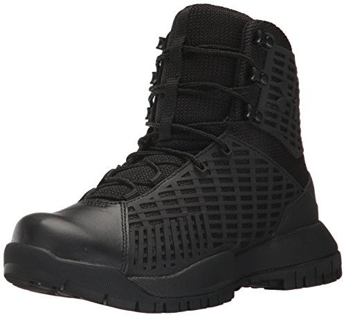 Under Armour Women's Stryker Military and Tactical Boot, Black (001)/Black, 10