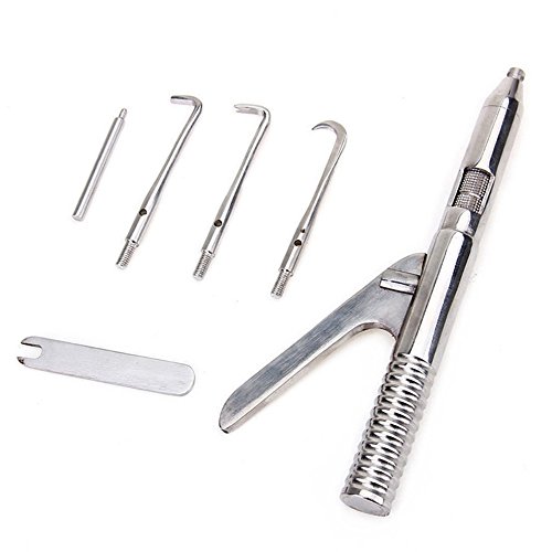 1 Set Automatic Singlehanded Crown Remover Stainless Steel Dental Surgical Instruments Tools