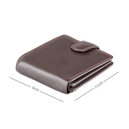Visconti Heritage Ht10- Thin Soft Visconti Leather Wallet (Brown) #TOP2