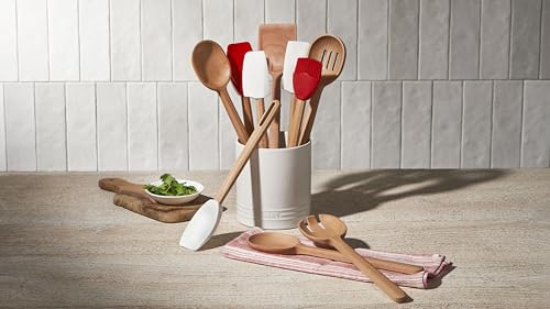 Image of Le Creuset Signature Wooden Slotted Spoon