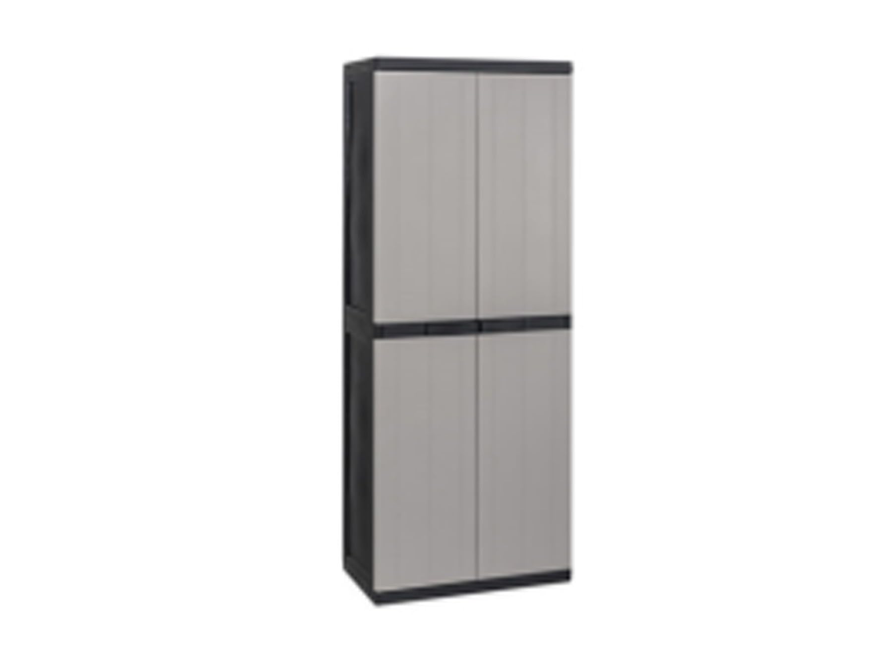 Armadio bios midi portascope in plastica mobile esterno 6 ripiani 165x65x37cm per organizzare casa