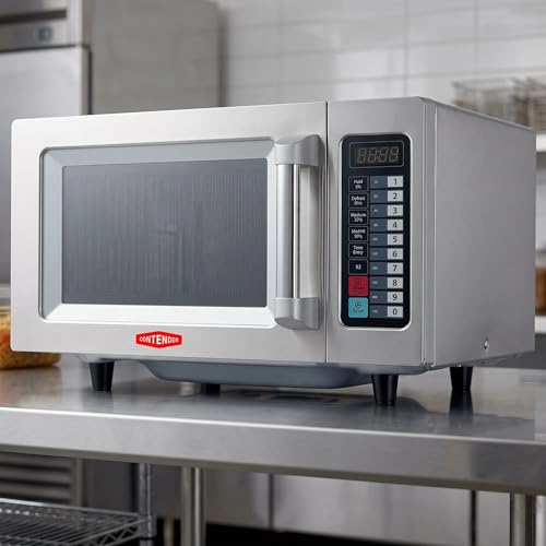 Contender Programmable Commercial Microwave 1000W 25Ltr. High Performance Microwave Oven For Professional Working Kitchens Catering & Cooking Establishments.